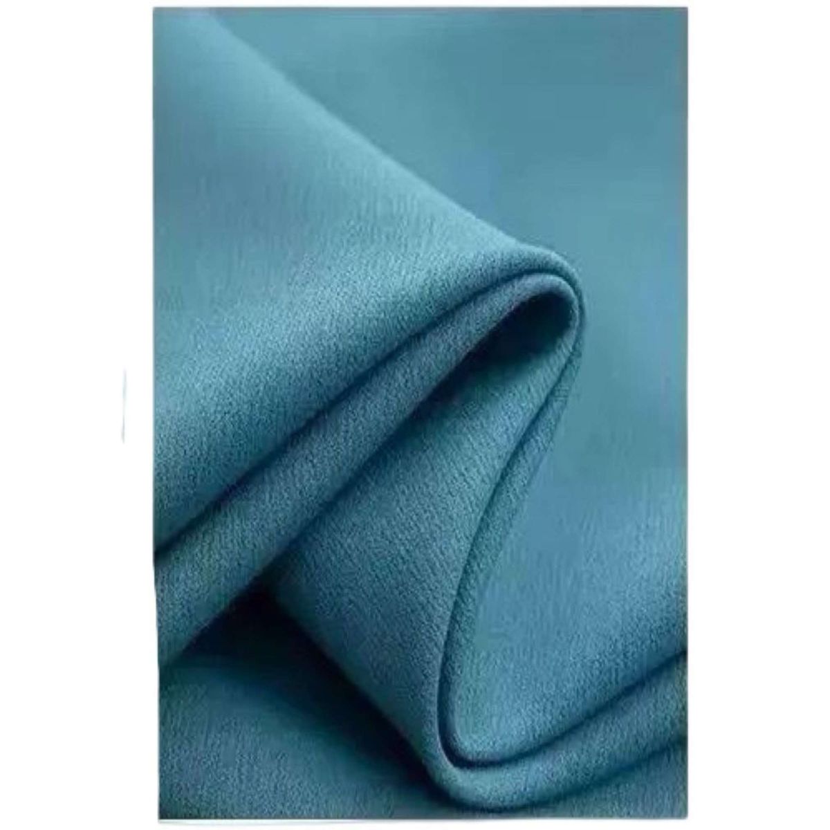 GENERICO - CORTINA LIVING DORMITORIO CON ARGOLLA AZUL PETROLEO