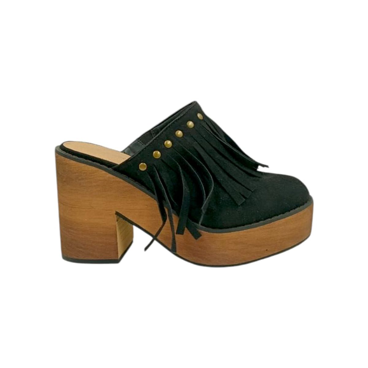 HERIEL - Zapato Negro Plataforma Mujer