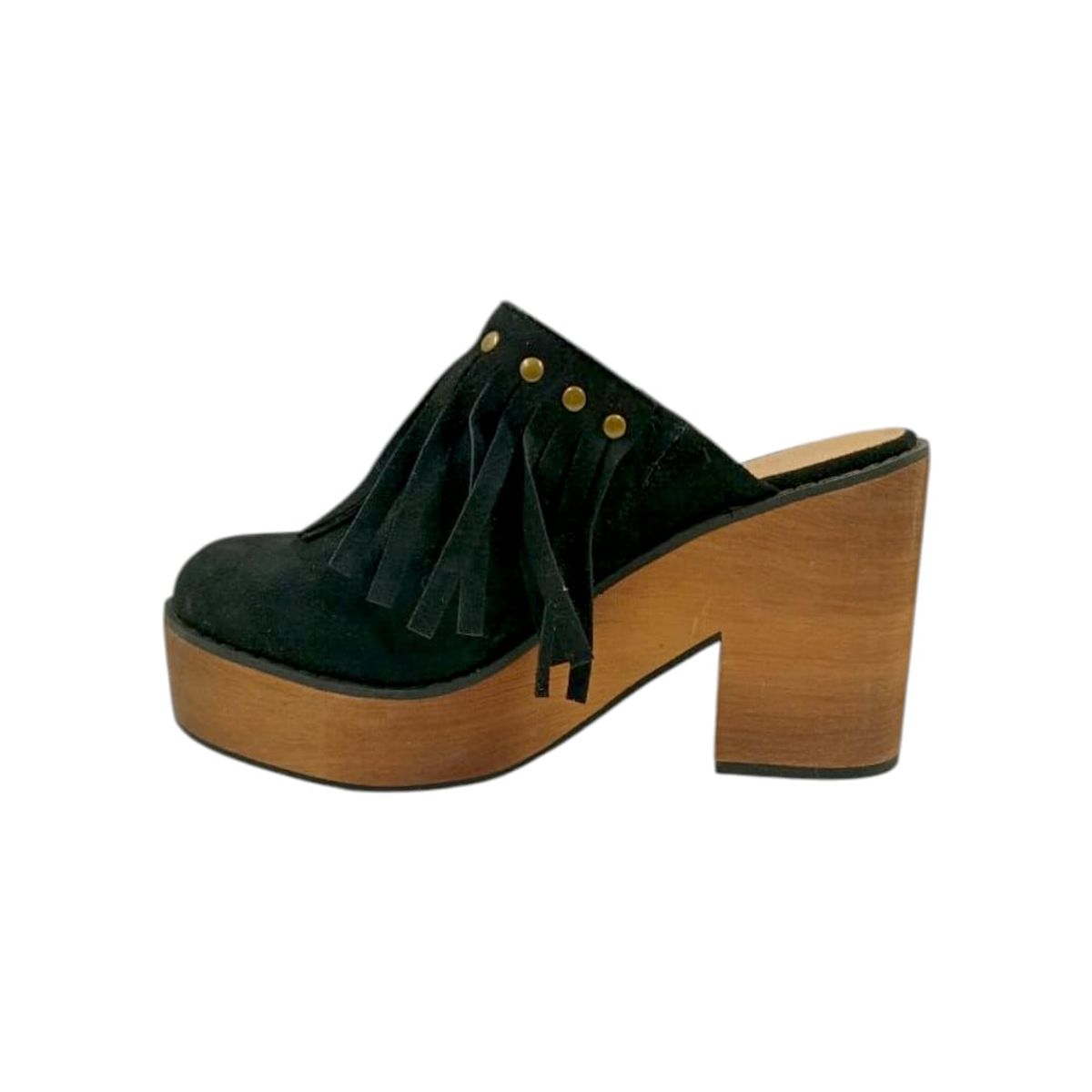 HERIEL - Zapato Negro Plataforma Mujer