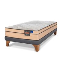 Cama Europea Novus Cobre 1.5 plazas box