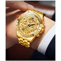 Reloj de Pulsera Hombre Elegante Clásico de Lujo Acero Inoxidable