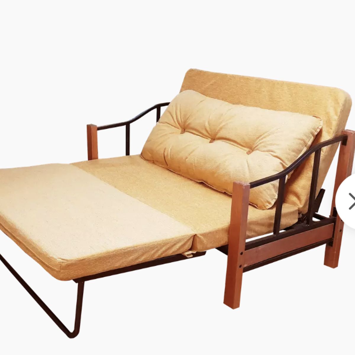 RECUTEX - SOFA CAMA RANCO MOSTAZA