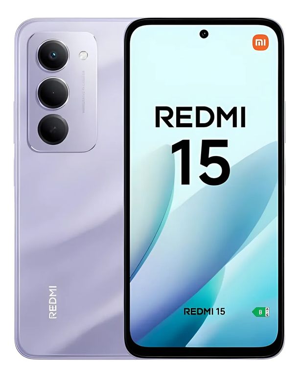Celular Xioami Redmi 15 8gb Ram 256gb Rom Dual Sim Titan Sandy Purple Lila