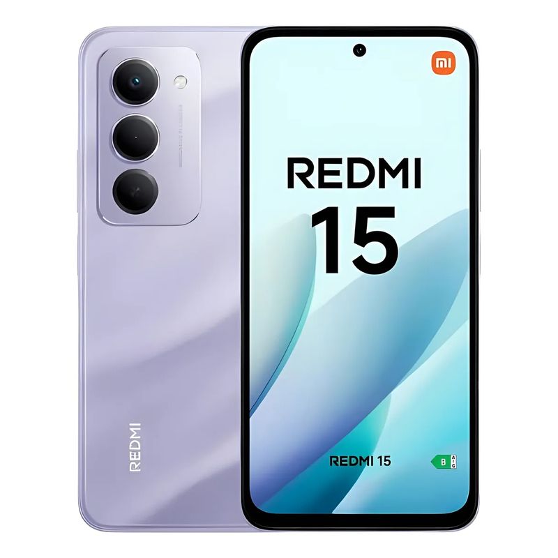 XIAOMI - Celular Xioami Redmi 15 8gb Ram 256gb Rom Dual Sim Titan Sandy Purple Lila