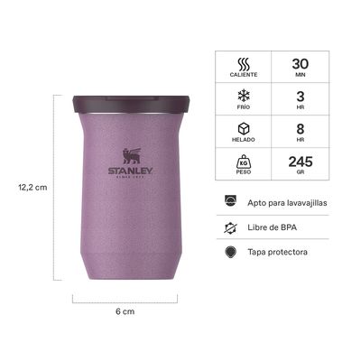 Imagen 2 del producto Mate Slim Tigerlily Lilac - 200 ml