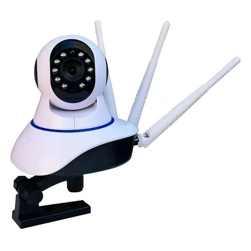 GENERICO - Cámara De Seguridad IP 3 Antenas Wifi