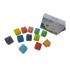 GENERICO - Set De Bloques Sensoriales Apilables 12 Piezas