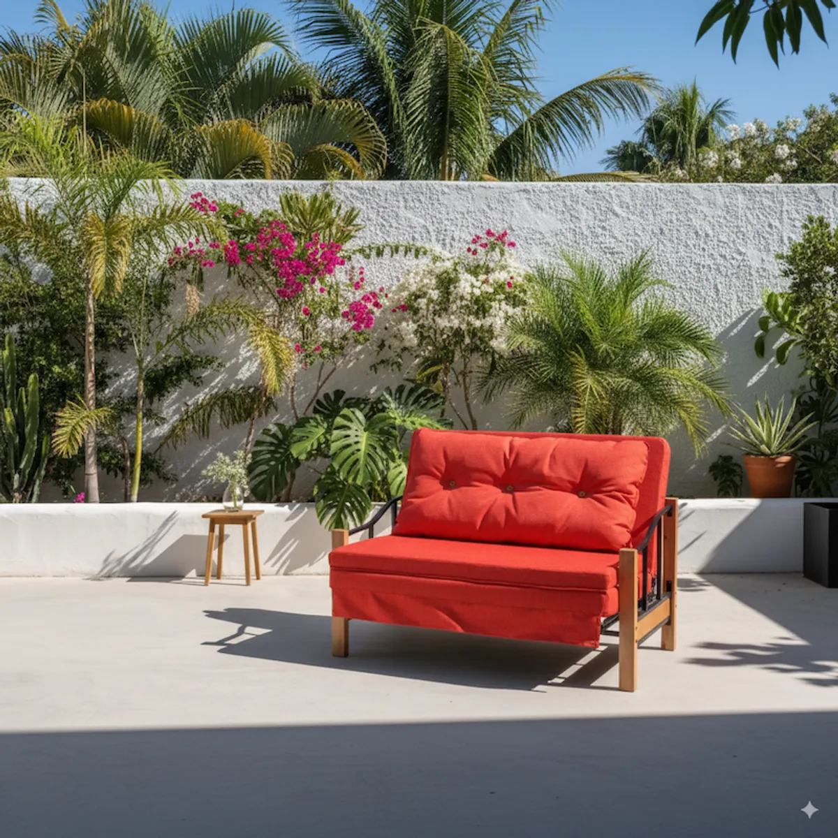 RECUTEX - SOFA CAMA RANCO ROJO