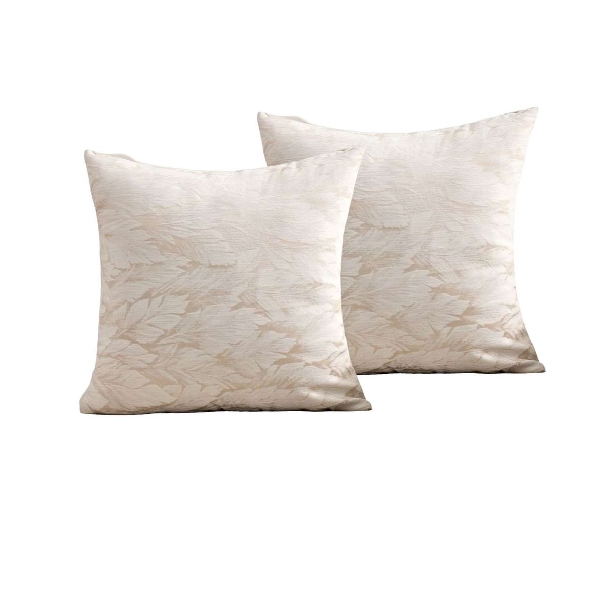 GENERICO - JUEGO DE 2 FUNDAS DE COJINES DISEÑO HOJA 45CM X 45 CM A5…