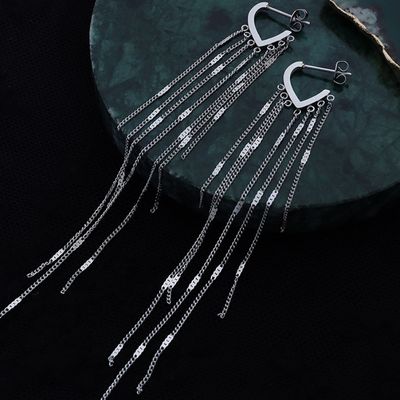 Imagen 2 del producto Aros Baño Oro Blanco 18k Argollas Tornillo Cadenas