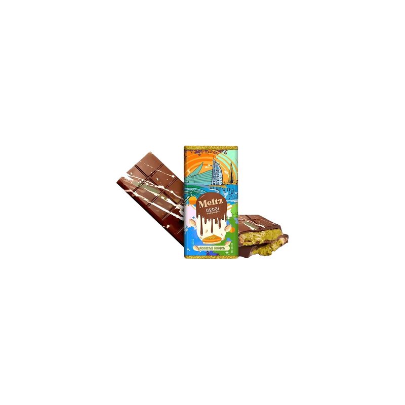 BARRA CHOCOLATE - meltz chocolate dubai pistacho kunafa  importado premium