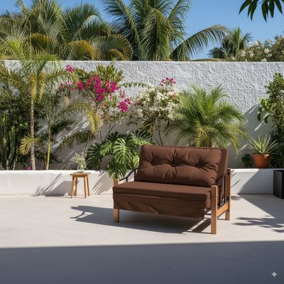 Imagen 2 del producto SOFA CAMA RANCO CHOCOLATE