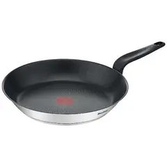 TEFAL - Sartén 28 cm Acero Inoxidable Primary Marca Francesa Color Plateado