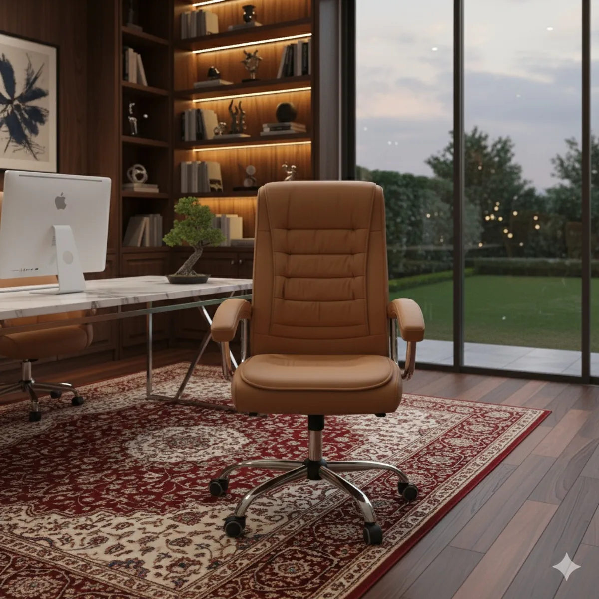 SPACE HOME - Silla Magnum Ejecutiva de Oficina Ergonomica Negra