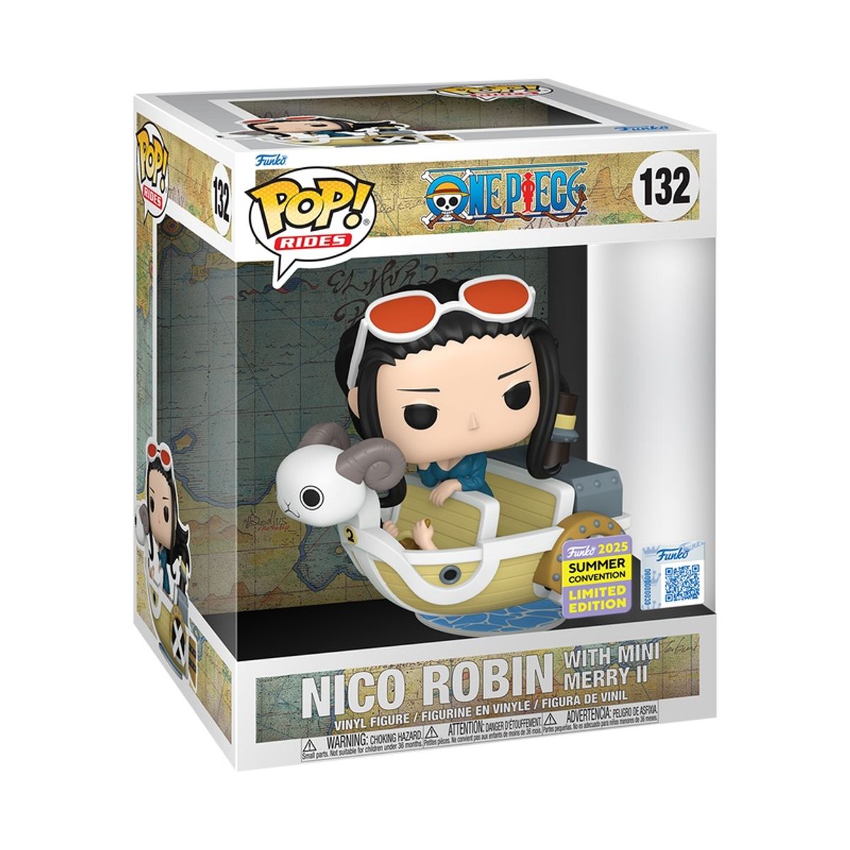 FUNKO - Funko Pop One Piece  Nico Robin En Mini Merry II 132