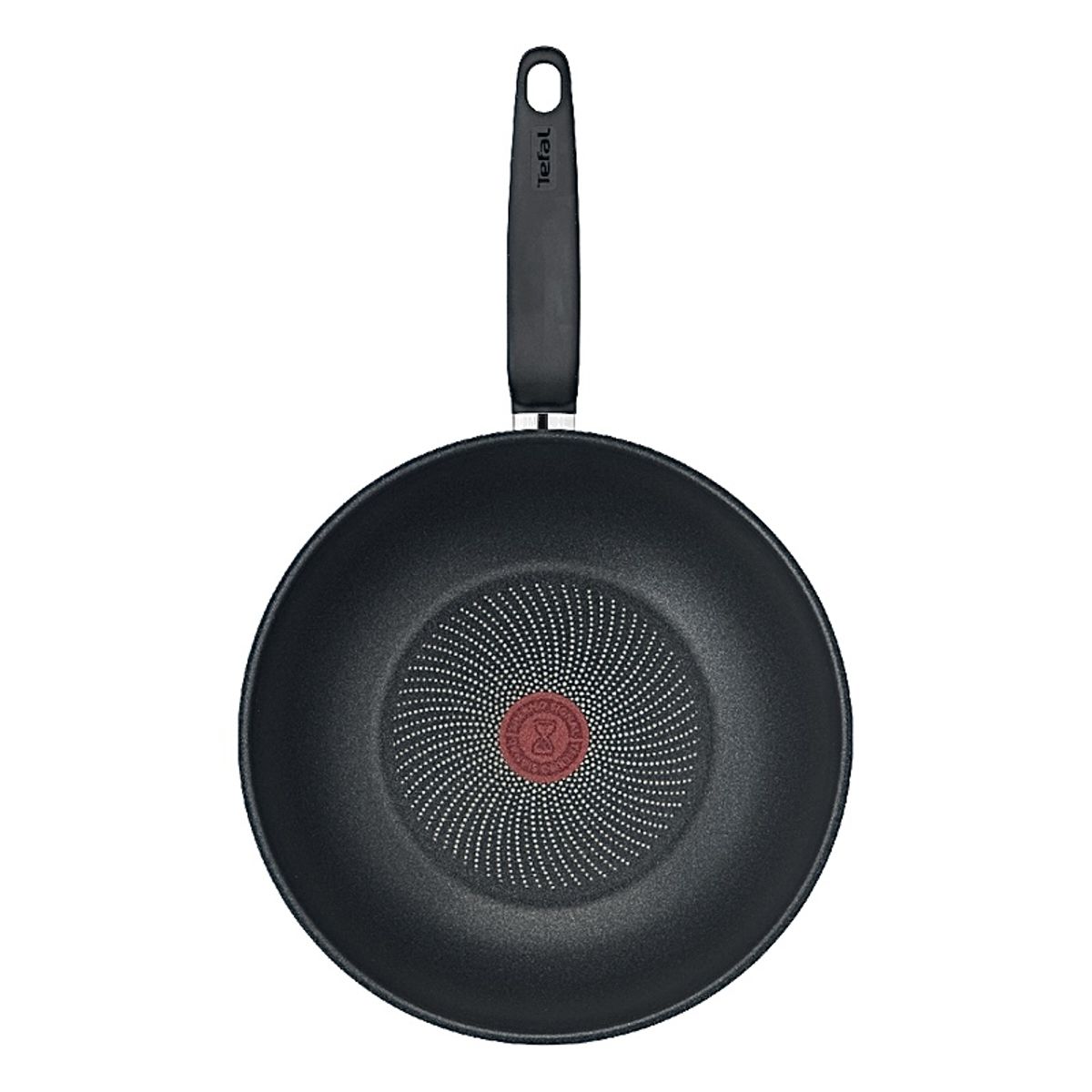 TEFAL - Wok 28 cm Acero Inoxidable Primary Tefal Francés Color Plateado