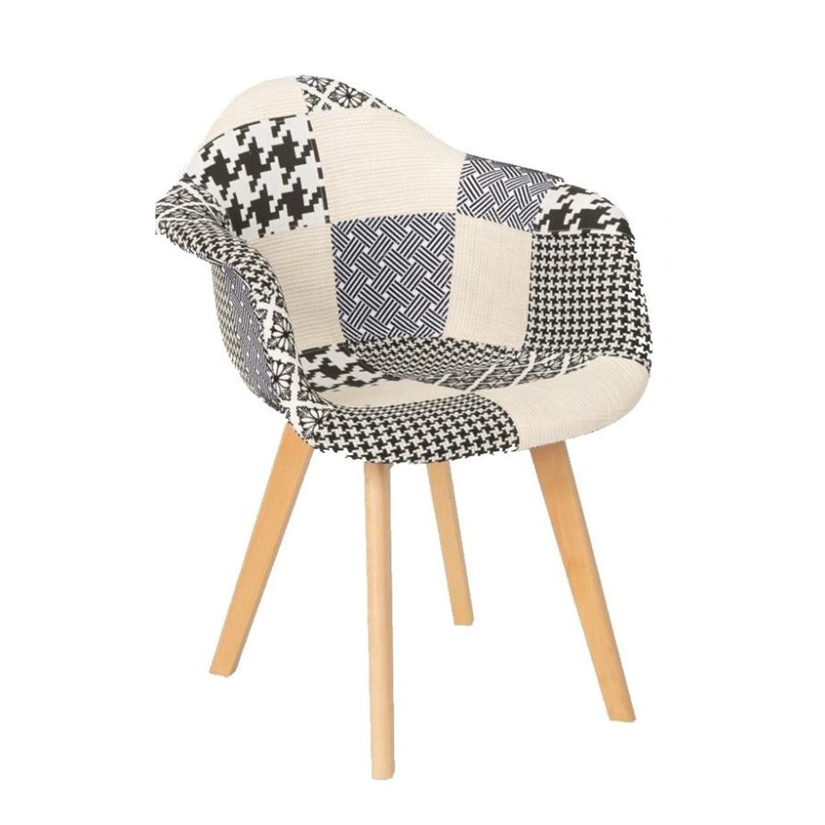 HABITA2 CHILE - Butaca con apoyabrazos Patch Wood