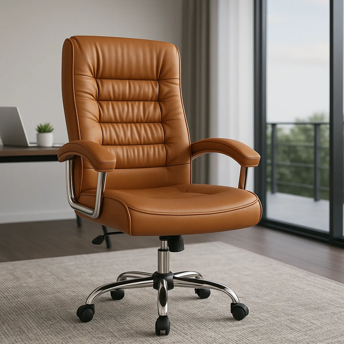 SPACE HOME - Silla Magnum Ejecutiva de Oficina Ergonomica Negra