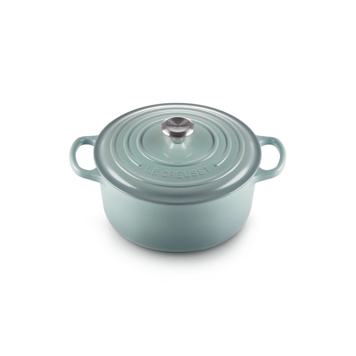 LE CREUSET - Le Creuset Cocotte Redonda 22cm Sea Salt Hierro