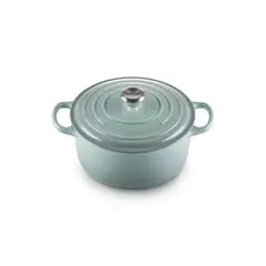 LE CREUSET - Cocotte Redonda 22cm Sea Salt Hierro