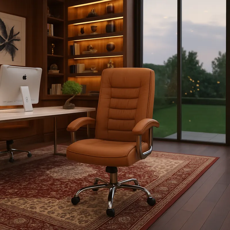 SPACE HOME - Silla Magnum Ejecutiva de Oficina Ergonomica Cafe