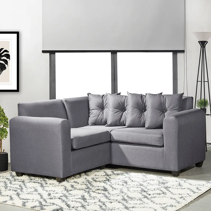 MASEL - Seccional Esquinero Recife tela  Gris 160x160x78