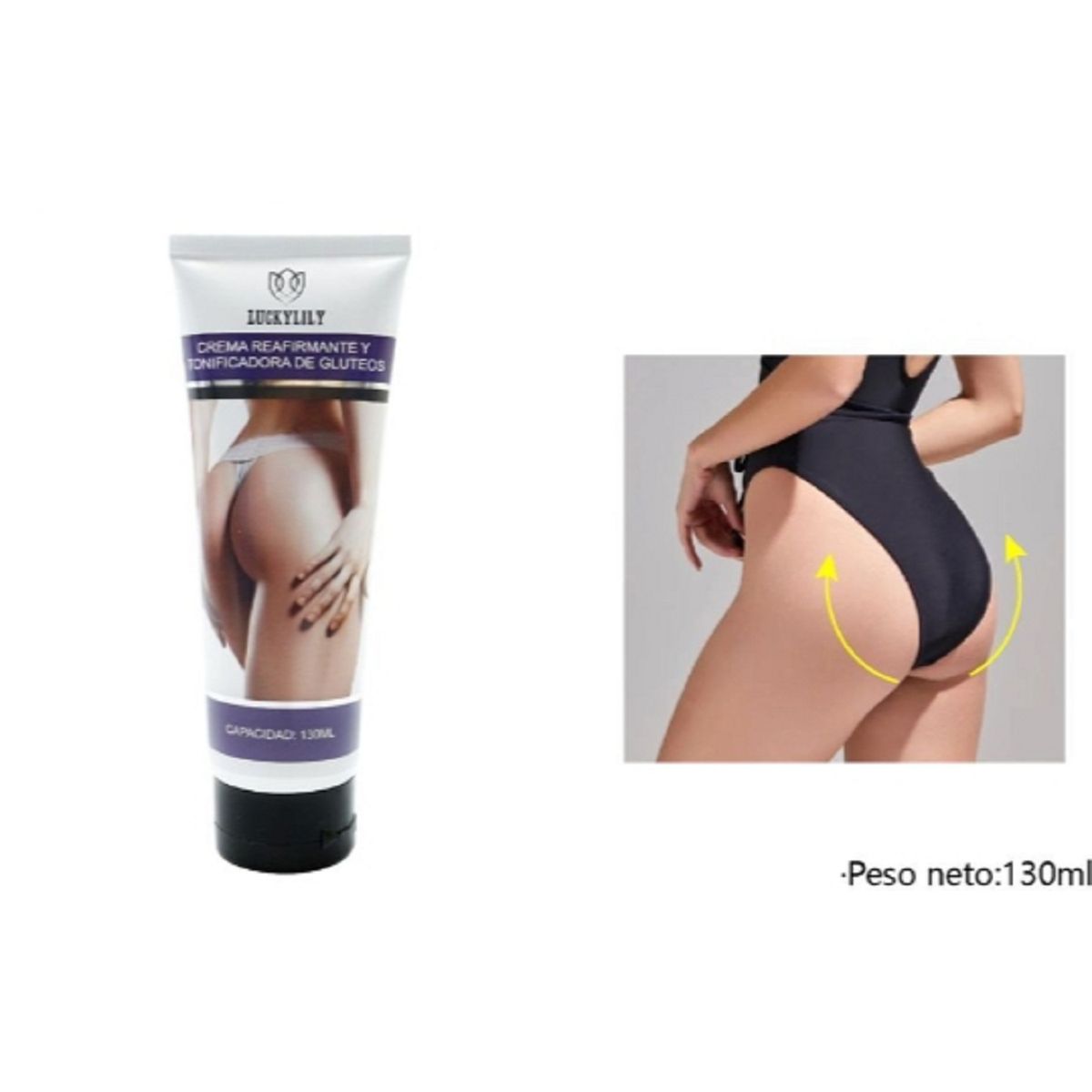 GENERICO - Crema ReafirmanteTonificadora y Anticelulítica para Glúteos