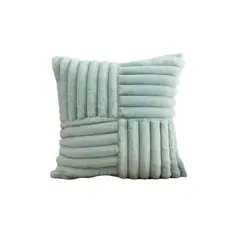 GENERICO - PACK DE 4 FUNDAS PELUDA EMPALMADA CELESTE