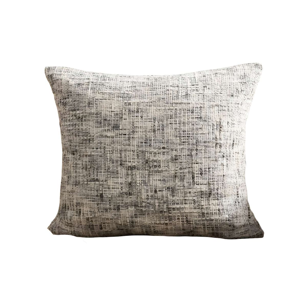 GENERICO - PACK DE 4 FUNDAS DE COJIN CHENILLE GRIS