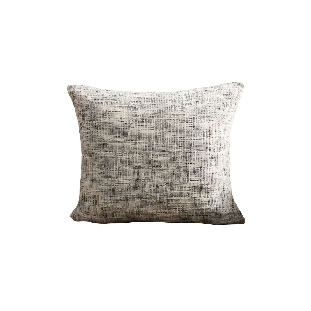 GENERICO - PACK DE 4 FUNDAS DE COJIN CHENILLE GRIS