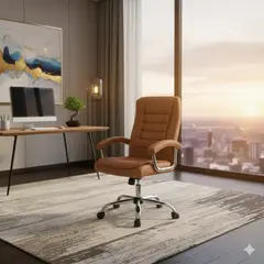 SPACE HOME - Silla Magnum Ejecutiva de Oficina Ergonomica Cafe