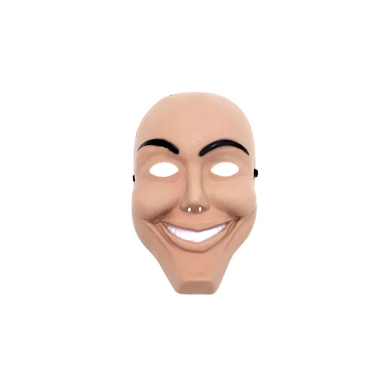 GENERICO - Mascara Plastica Sonriente 1 Unidad