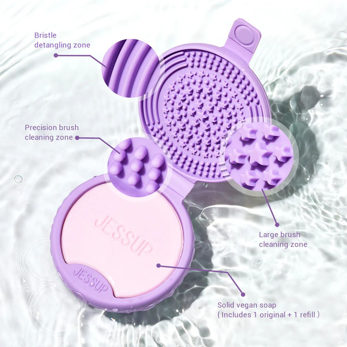 JESSUP BRUSHES - Makeup Sponge & Brush A013