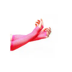 GENERICO - Guante Malla Largo Fucsia 1 Par