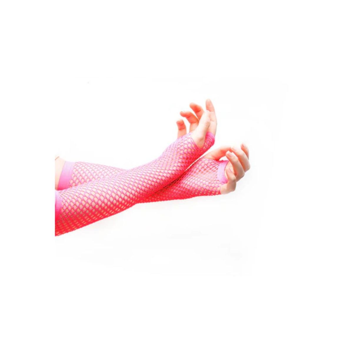 GENERICO - Guante Malla Largo Rosado 1 Par
