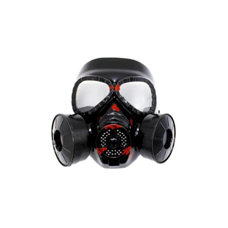 GENERICO - Mascara Plastica Hazard 1 Unidad