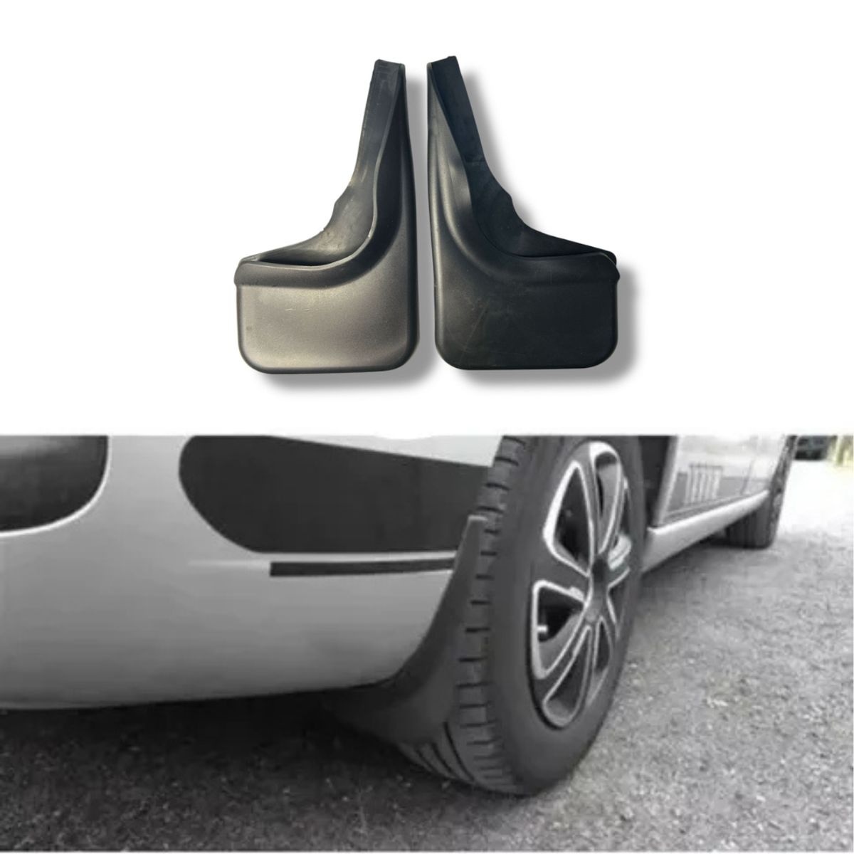 GENERAC - X2 Guardabarros Guarda Fango Camionetas Universal 390x240mm