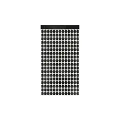 GENERICO - Cortina Metalica Cuadritos Negro 1 X 2 Metros 1 Unidad
