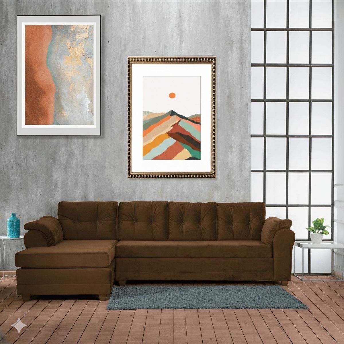 MUEBLES MPR - Seccional Journey Felpa - Izquierdo