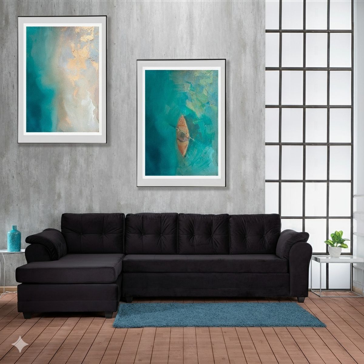 MUEBLES MPR - Seccional Journey Felpa - Izquierdo