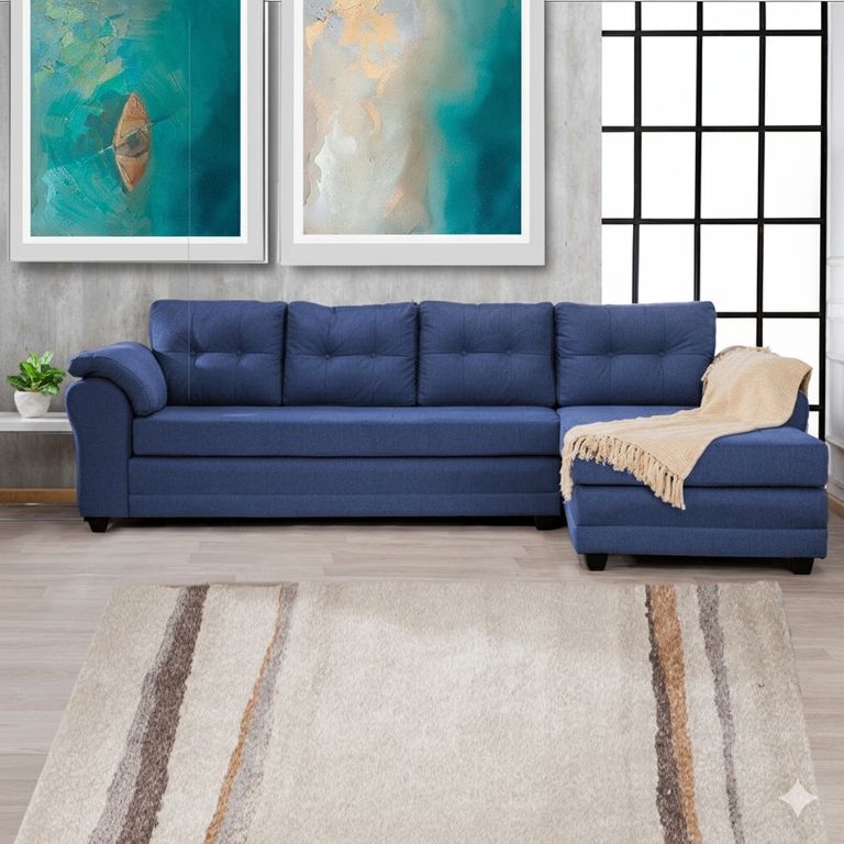 Seccional Journey Tela - Derecho Azul denim