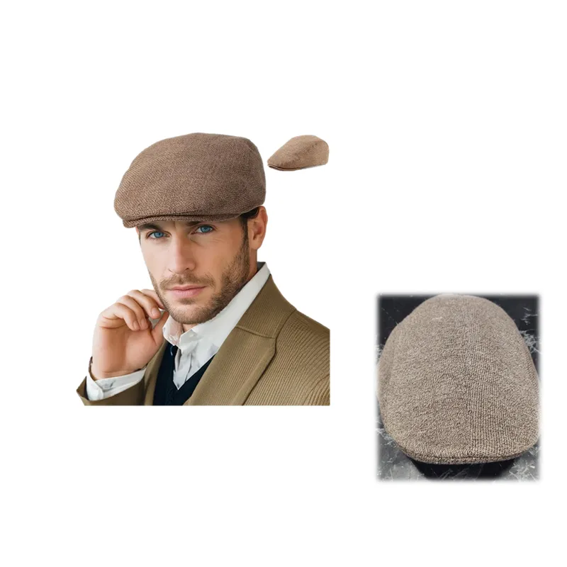 VISUALHEX LIMITADA - Boina Sombrero Elegante Con Estilo Marron