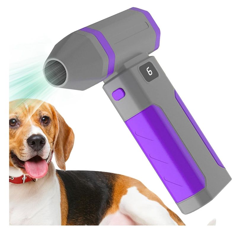 GENERICO - Potente Ventilador Turbo 130000 Rpm Sopladora Mini Jet Morado