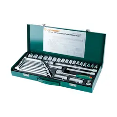 JONNESWAY - Juego de Dados Hexagonales de 3/8 - 36 Piezas