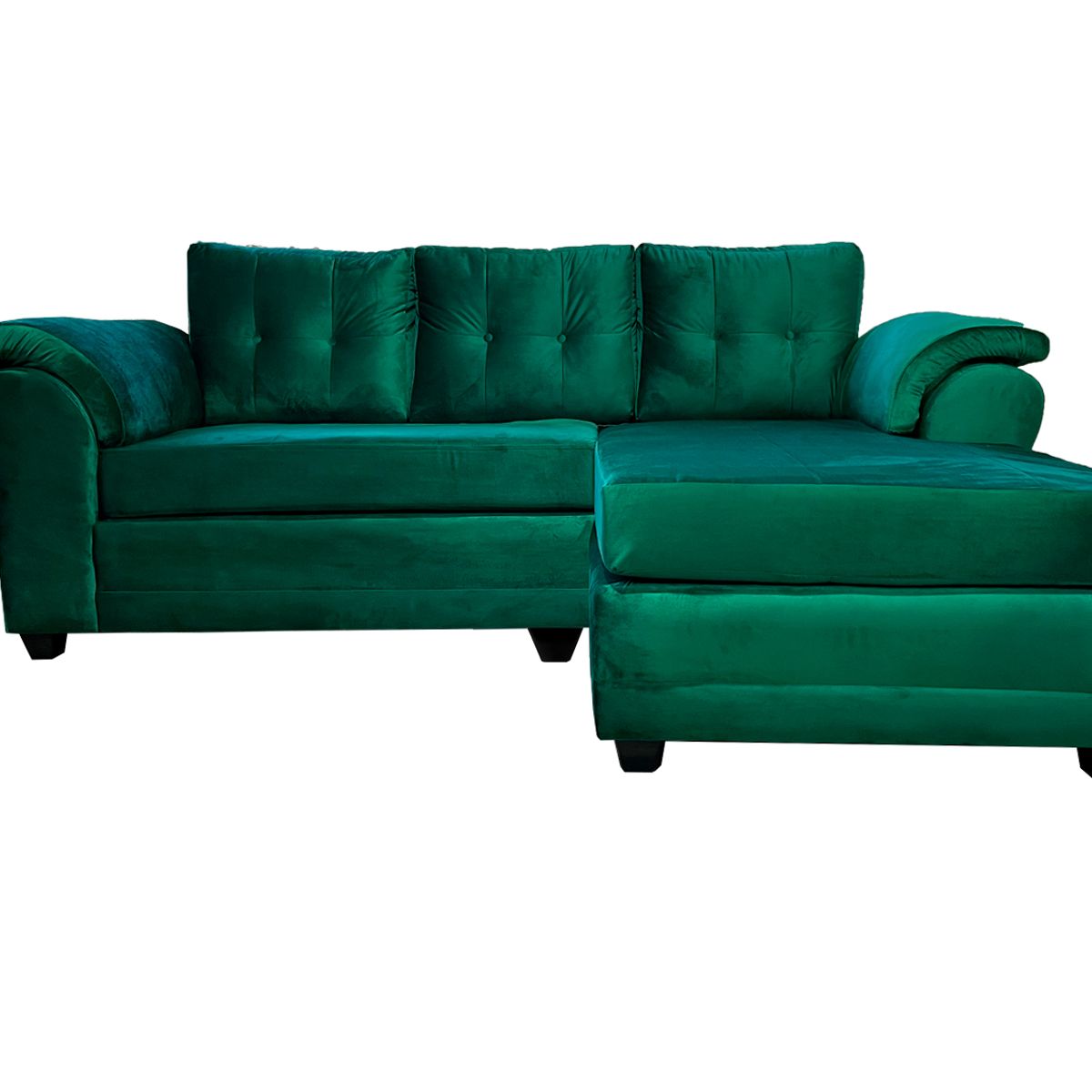 MUEBLES MPR - Seccional Intercambiable Queen Felpa