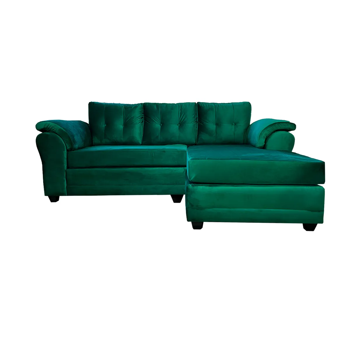 MUEBLES MPR - Seccional Intercambiable Queen Felpa