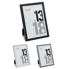 VGO - MARCO PLASTICO GRIS CON PASPARTU 15x20 SIN PASPARTU 20x25