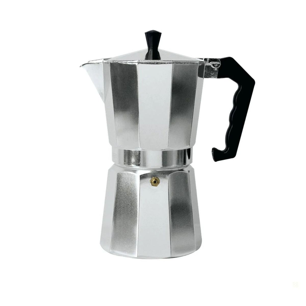 UNIVERSAL - Cafetera Italiana Greca 6 Tazas Espresso Acero Inoxidable