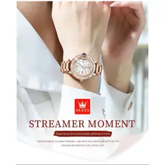GENERICO - Reloj de Pulsera de Lujo para Mujer con Incrustaciones Brillantes