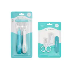 MOTHERNA - Pack de Regalo Set para uñas + Cucharas silicona